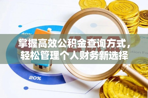垦利掌握高效公积金查询方式，轻松管理个人财务新选择