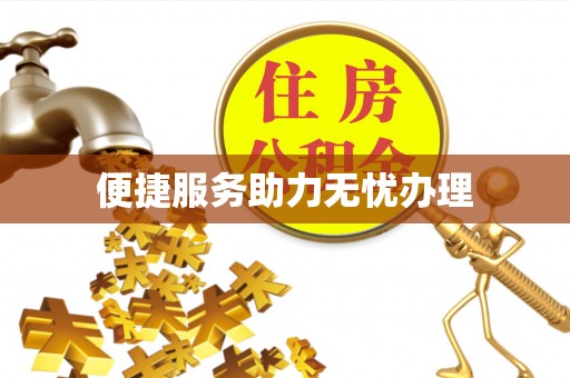 垦利便捷服务助力无忧办理