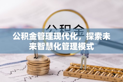 垦利公积金管理现代化，探索未来智慧化管理模式