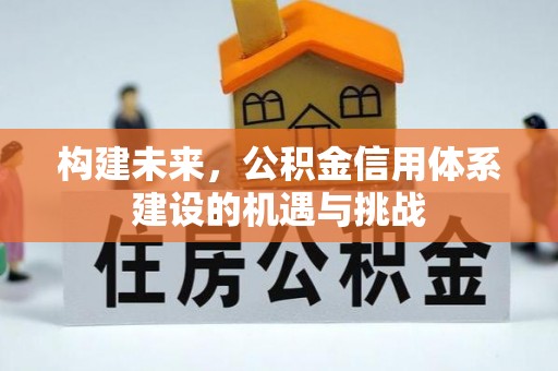 垦利构建未来，公积金信用体系建设的机遇与挑战