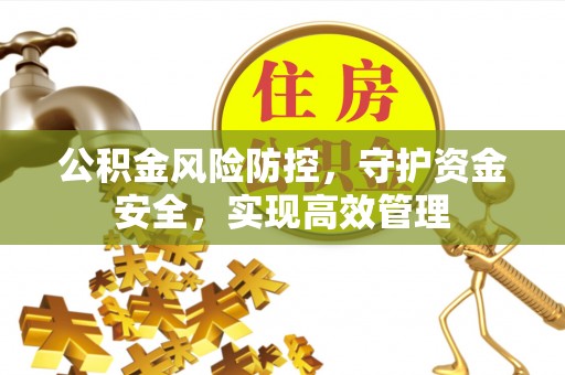 垦利公积金风险防控，守护资金安全，实现高效管理