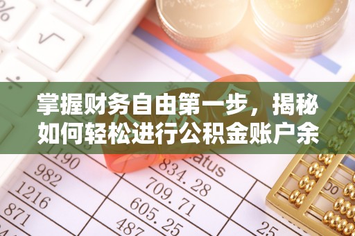 垦利掌握财务自由第一步，揭秘如何轻松进行公积金账户余额查询
