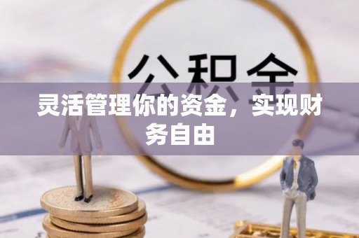 垦利灵活管理你的资金，实现财务自由